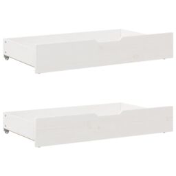 Berkfield Home Bed Frame with Drawers without Mattress White 160x200 cm - thumbnail 6