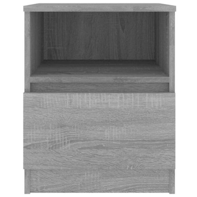 Berkfield Home Decorative Bedside Cabinet Grey Sonoma 40x40x50 cm Engineered Wood - Size: 40 x 40 x 50 cm - image 1