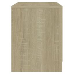 Berkfield Home Bedside Cabinets 2 pcs Sonoma Oak 45x34.5x44.5 cm Engineered Wood in Light Tan - thumbnail 6