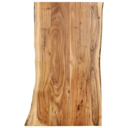 Berkfield Home Table Top Solid Acacia Wood 100x(50-60)x2.5 cm in Brown - thumbnail 1