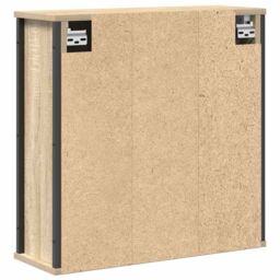 Berkfield Home Bathroom Wall Cabinet with Mirror Sonoma Oak 50x21x60 cm in Brown - Size: 50 x 21 x 60 cm - thumbnail 8