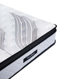 Birlea SleepSoul Heaven 3000 Mattress Memory Foam Pocket Sprung in White - Size: Super King - thumbnail 2