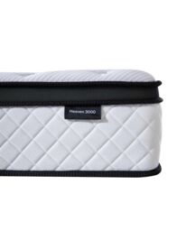Birlea SleepSoul Heaven 3000 Mattress Memory Foam Pocket Sprung in White - Size: Super King - thumbnail 4