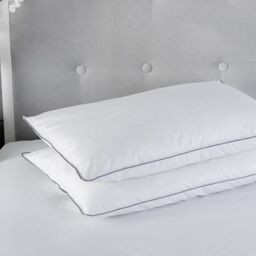 Snug City Microfibre Pillow Pair Feels Like Down Luxury Premium Soft Touch in White