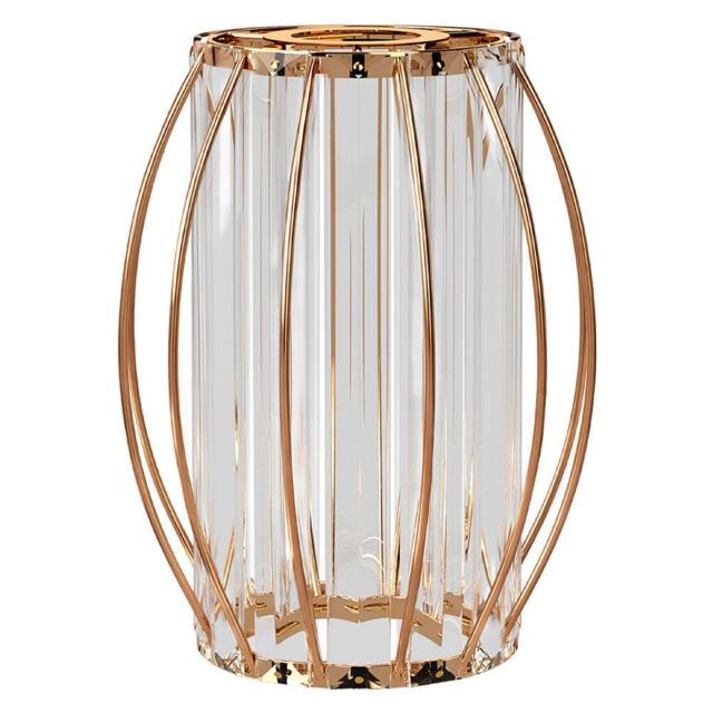 Emitto Crystal Ceiling Light Shade Pendant Lamp shade Table Floor Lamps in Gold - image 1