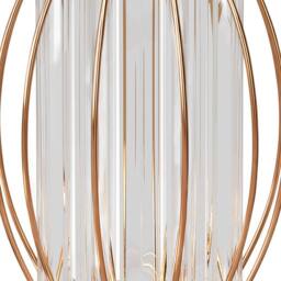 Emitto Crystal Ceiling Light Shade Pendant Lamp shade Table Floor Lamps in Gold - thumbnail 5