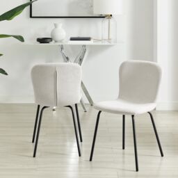 FurnitureboxUK Asti Grey Marble Ceramic Top Dining Table & 4 Black Asti Chairs in Cream - Size: 4 Person - thumbnail 8