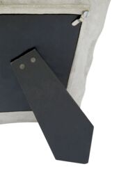 Orsina Hiba Silver Finish Bamboo Effect 4In X 6In Photo Frame - thumbnail 5