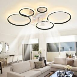 Garwarm 100cm LED Dimmabale Reversable Ceiling Fan with Lights & Remote in White - thumbnail 6