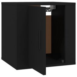 Berkfield Home Wall Mounted TV Cabinets 2 pcs Black 40x34.5x40 cm - thumbnail 8