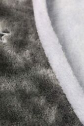 Neel Blue Velvet Christmas Tree Skirt Round Xmas Tree Base Mat - 1 metre in Grey - thumbnail 3