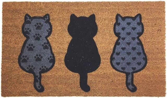THE RUGS Coir Doormat Gainsborough Kittens 45x75 cm - Size: 45 cm x 75 cm - image 1