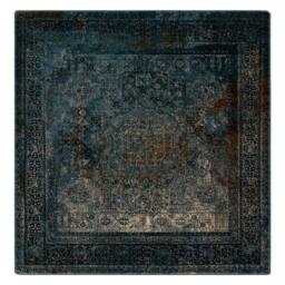 RugsX Wool Omega Rug in Blue - Size: 135 cm x 135 cm - thumbnail 2