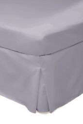 Belledorm Easy Care 200 Thread Count Cotton Polyester Percale Platform Valance in Pale Lilac - Size: Super King - thumbnail 1