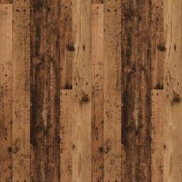 Berkfield Home Modern Corner Desk Old Wood 200.5x50x76 cm Engineered Wood in Brown - thumbnail 9
