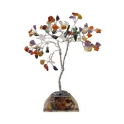 KDMD Gemstone Tree with Organite Base - 80 Stone - Multi - thumbnail 4