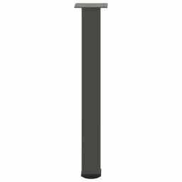 Berkfield Home Coffee Table Legs 4 pcs Anthracite 72-74 cm Steel in Black - thumbnail 5