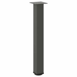Berkfield Home Coffee Table Legs 4 pcs Anthracite 72-74 cm Steel in Black - thumbnail 4