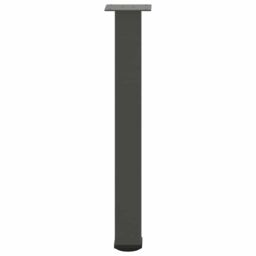 Berkfield Home Coffee Table Legs 4 pcs Anthracite 72-74 cm Steel in Black - thumbnail 6