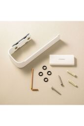 Cosmic Toilet Roll Holder, Chrome, Self-Adhesive option, Nea Collection in Grey - thumbnail 5
