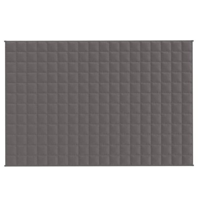 Berkfield Home Weighted Blanket Grey 122x183 cm 9 kg Fabric - image 1