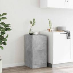 Berkfield Home Elegant Apothecary Cabinet Concrete Grey 40x41x77.5 cm Engineered Wood - thumbnail 4