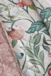 Catherine Lansfield 'Clarence Floral' Bedspread in Natural - thumbnail 3
