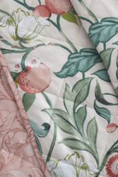 Catherine Lansfield 'Clarence Floral' Bedspread in Natural - thumbnail 2