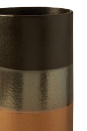 Orsina Nixon Stoneware Vase in Black - thumbnail 3