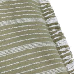Yard Tide Textured Stripe Outdoor Cushion in Light Green - Size: 40 cm x 60 cm - thumbnail 4