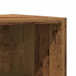 Berkfield Home Bedside Cabinets 2 pcs Old Wood 40x30x50 cm Engineered Wood in Brown - Size: 40 x 30 x 50 cm - thumbnail 7