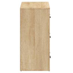 Berkfield Home Sideboards 2 pcs Sonoma Oak Engineered Wood in Light Tan - thumbnail 7