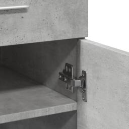 Berkfield Home Sideboard Concrete Grey 80x42.5x93 cm Engineered Wood - thumbnail 8