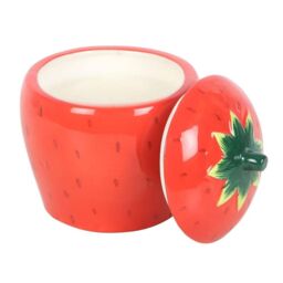 Something Different Tutti Frutti Strawberry Candle Jar in Red - thumbnail 2