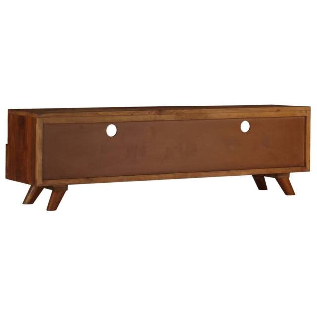 Berkfield Home TV Cabinet Solid Reclaimed Wood 140x30x40 cm in Brown - Size: 140 x 30 x 40 cm - image 1