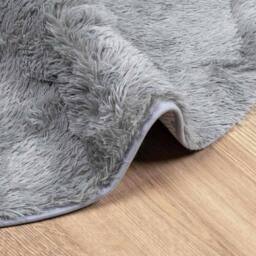 Berkfield Home Shaggy Rug High Pile NAVARRA Light Grey 100x100 cm Polyester - Size: Medium - thumbnail 5