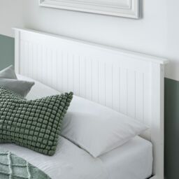 Bedmaster Dawson Wooden Ottoman Bed & Majestic 1000 Pocket Sprung Mattress in White - Size: King - thumbnail 3
