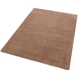 THE RUGS Uni Colours Modern Plain Rug Short Pile Polypropylene Area Rug in Brown - Size: 133 cm x 195 cm - thumbnail 6