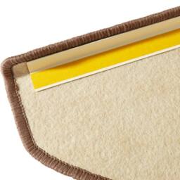 THE RUGS Uni Colours Modern Plain Rug Short Pile Polypropylene Area Rug in Brown - Size: 133 cm x 195 cm - thumbnail 5