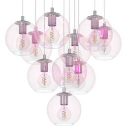 Loops Stylish Modern Chrome Pendant Light E27 for Contemporary Indoor Spaces in Metallics - thumbnail 5