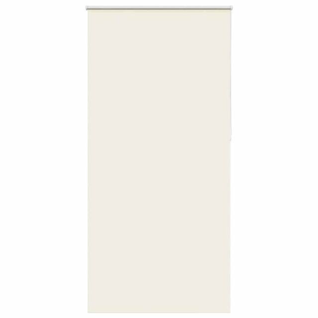 Berkfield Home Roller Blind Blackout Leaves Green 50x150 cm Fabric Width 45.7 cm… in Off-White - image 1