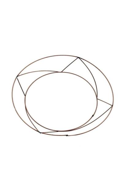 KDMD 8 inch Raised Wreath Ring 20 Pack in Gold - image 1