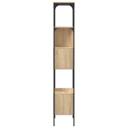Berkfield Home Bookcase 5-Tier Sonoma Oak 76x33x188.5 cm Engineered Wood in Brown - thumbnail 6