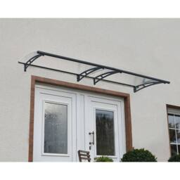 Palram Patio Cover Aquila Door Awning Canopy 3000 Clear - thumbnail 2