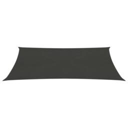 Berkfield Home Sunshade Sail 160 g/m ² Anthracite 5x7 m HDPE in Black - thumbnail 2