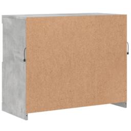 Berkfield Home Sideboard with LED Lights Concrete Grey 81x37x67 cm - Size: 81 x 37 x 67 cm - thumbnail 9