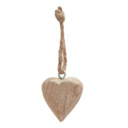 Sostter 90 Piece Wooden Heart Decoration Set for Rustic Homes in Brown - thumbnail 2