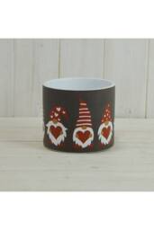 KDMD Grey & Red Santa Gnome Pot - 13mm in Dark Grey - thumbnail 2