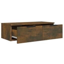 Berkfield Home Wall Cabinets 2 pcs Smoked Oak 68x30x20 cm Engineered Wood in Brown - Size: 68 x 30 x 20 cm - thumbnail 8