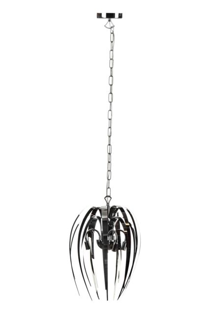 Orsina Weeping Willow Style Small Pendant Light, Luxe Hanging Ceiling Light, Decorative Ceiling Lamp For Stairwell in Silver - image 1